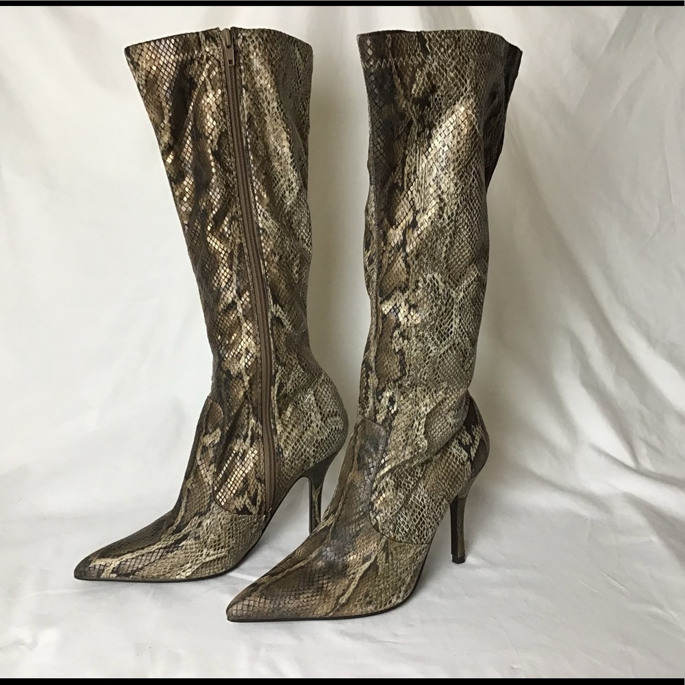 Animal print Sexy boots